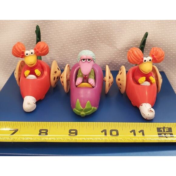 Vintage Fraggle Rock McDonald's Toys Set Of 3 Vehicle Figures - Picture 11 of 12